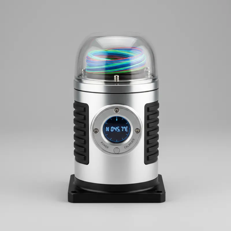 Fiber-Optic Gyrocompass