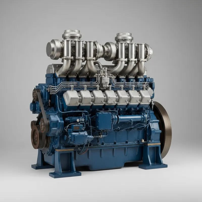 V12 Turbocharged Main Engine