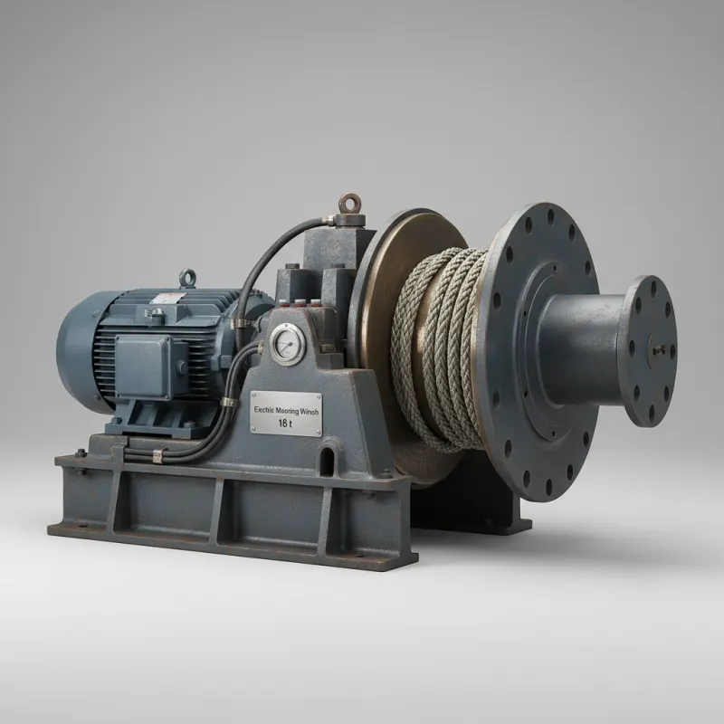 Electric Mooring Winch, 18 t